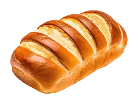 tasty baked bread loaf on a transparent background png