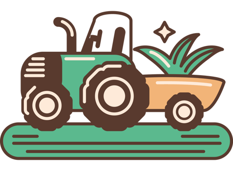 tractor of farm vehicle png
