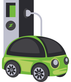 electric car plug in station png