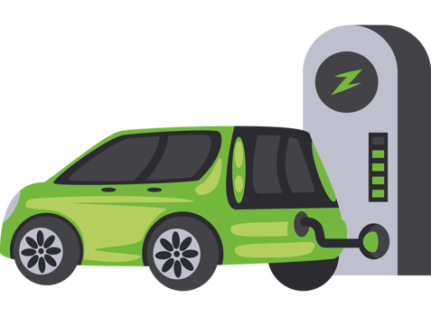 electric car charging station service png