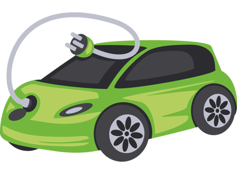 electric car vehicle charging plug png