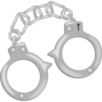 closed handcuffs police equipment png