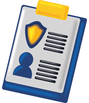 clipboard with police report png