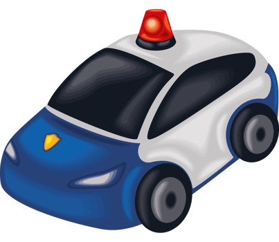 police car vehicle with siren png