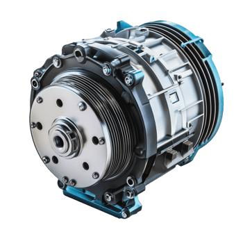 'High-performance car AC compressor' png