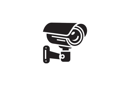 Security camera icon illustration vector