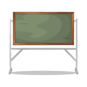illustration of stand chalkboard vector