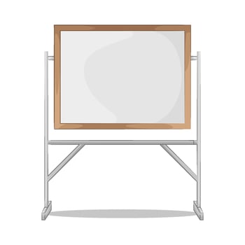 illustration of whiteboard vector