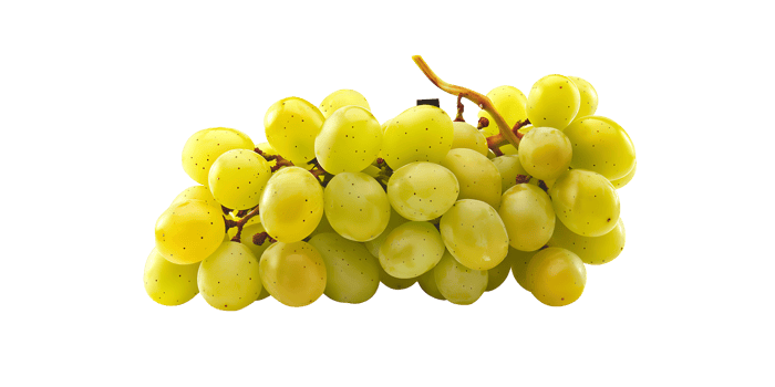 A Cluster of Sweet, Green Grapes, Perfect for a Snack png