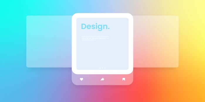 Social media mock up collection. Colorful social media interface. vector