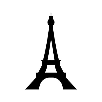 Eiffel Tower icon vector