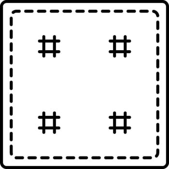 Patch Icon Design For Personal and Commerial Use vector
