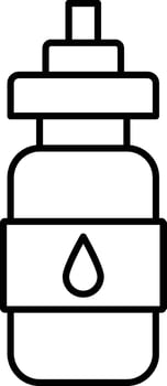 Water Bottle Icon Design For Personal and Commerial Use vector