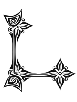 black graphic elegant corner line cutouts png