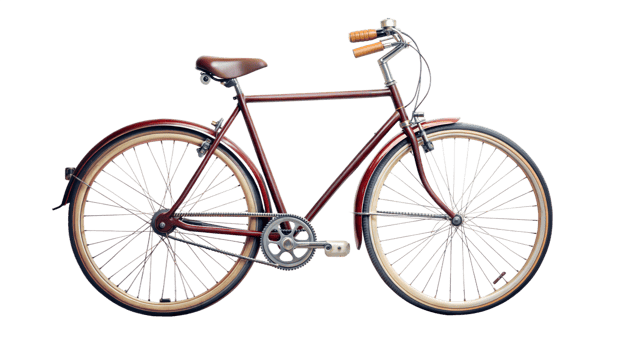 Bicycle isolated on transparent background png