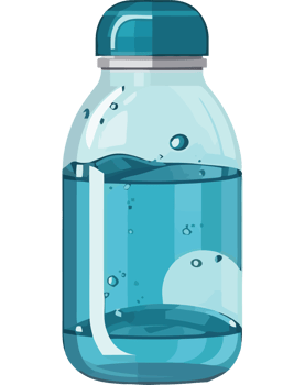 Water bottle clipart png