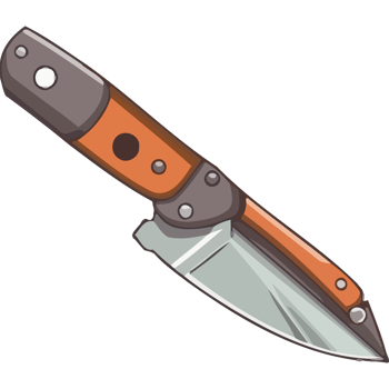 Sharp blade of steel a weapon for army battle png