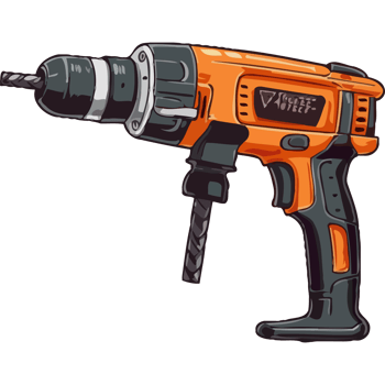 industrial drill handle tool equipment icon isolated png