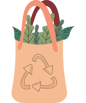 recyclable shopping bag png