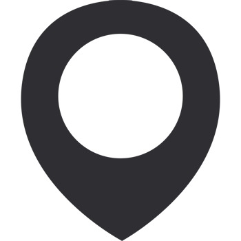 A black pin on a white background png