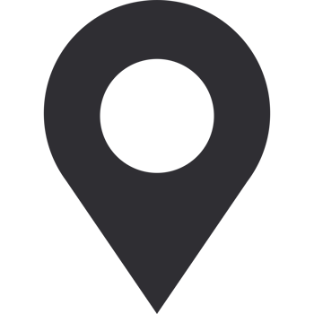 A black pin on a black background png
