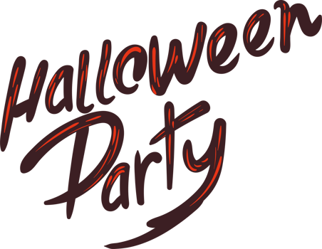 halloween party celebration isolated illustration png