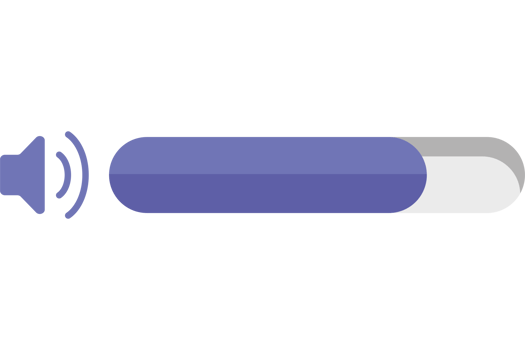 ui ux element volume down illustration isolated png