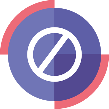A circle with a no sign in the middle png