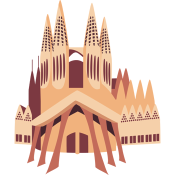 basilica of the holy family isolated design png