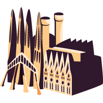 Sagrada familia, barcelona, spain png