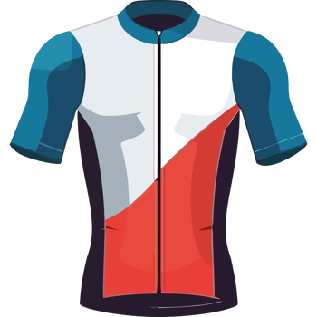 A jersey with red, white and blue colors png
