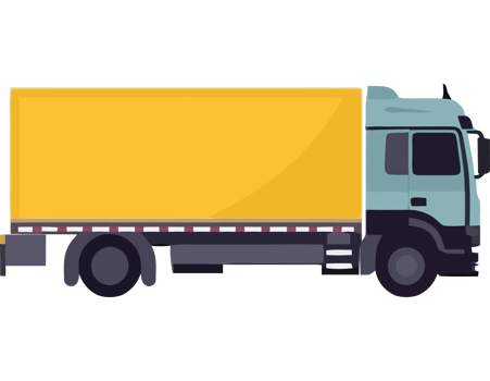 Truck transportation icon isolated png