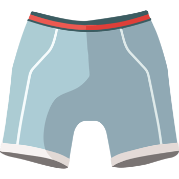 Modern sports clothing underwear icon png