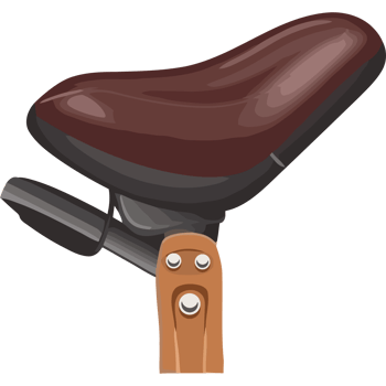 A brown saddle icon isolated png