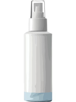 Plastic bottle for moisturizer spray png