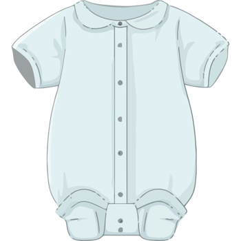 Cute child outfit icon isolated png