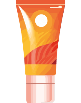 Shiny summer skin with healthy beauty treatment png