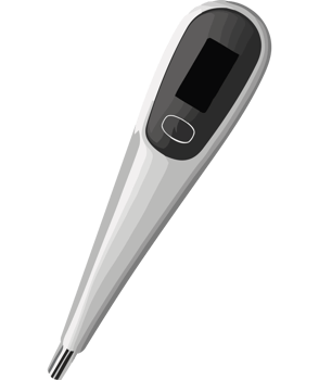 Digital thermometer icon isolated png