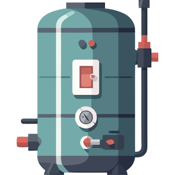 Beer Brewing Full Metal tank icon isolated png