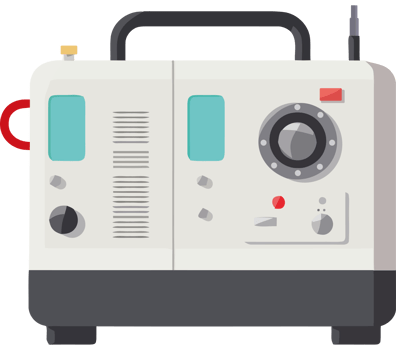 Modern machinery icon, creatively designed flat isolated png