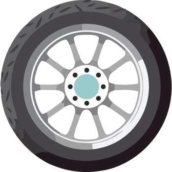 Car wheel clipart png