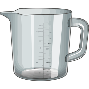 plastic measure mug utensil icon isolated png