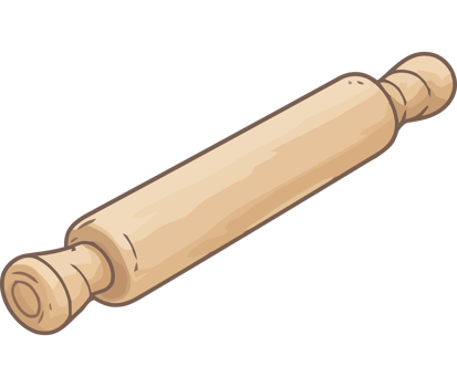 Rolling pin icon isolated png