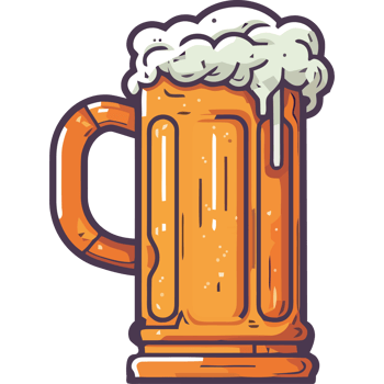 Beer mug illustration png
