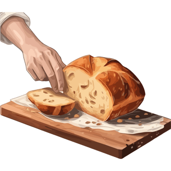 Bread baking icon png