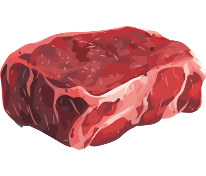 Grilled pork chop, fresh and healthy meal icon isolated png