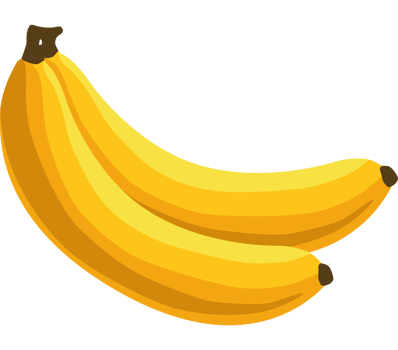 A bunch of bananas icon isolated png
