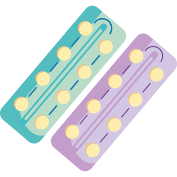Two pills with pills on them png