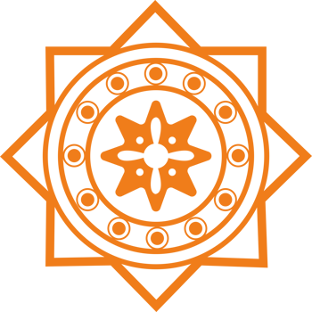 islamic star geometric icon isolated png