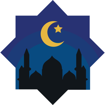 The logo for the islamic center of america png